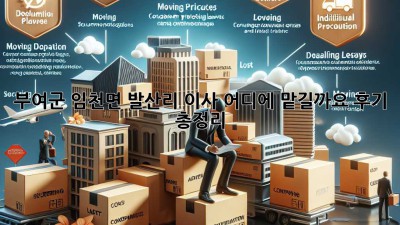 부여군 임천면 발산리 이사, 어디에 맡길까요? 후기 총정리